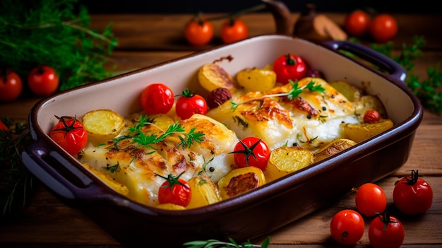 Bacalhau ao Forno Super Fácil e Delicioso 