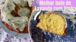 Bolo de Lavanda com Limão, Perfeito para o seu Café da Tarde