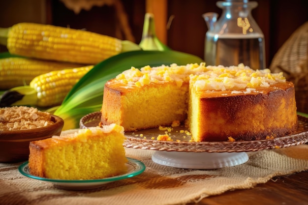 Bolo de Milho de Latinha sem Farinha de Trigo 