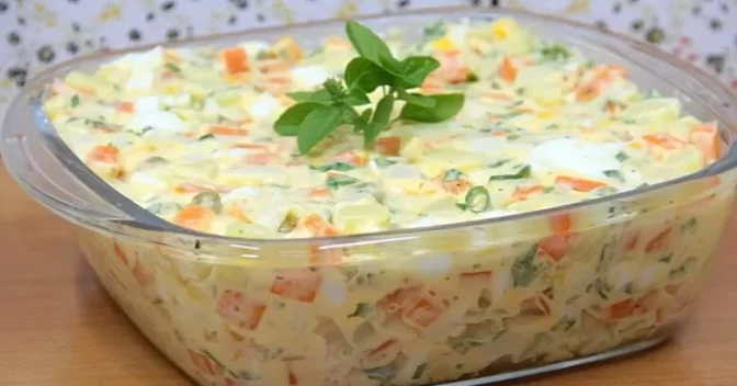 Receitas Rápida e Fácil: Salada de Maionese Caseira