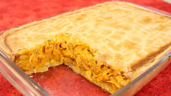 Receitas Rápida e Fácil: Torta de Frango com Massa Folhada 