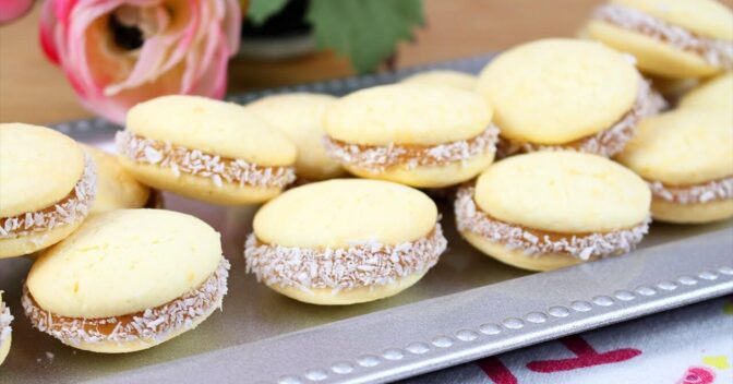 Lanche: Alfajor de Maizena que Derrete na Boca