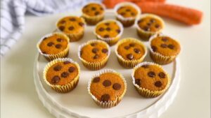 Bolinho de Cenoura Fit Sem Leite e Sem Glúten (Muffins Caseiros)