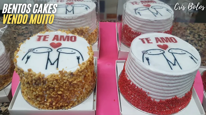 Bolos: Bolo Bentô Cake de Chocolate com Recheio de Leite Ninho 