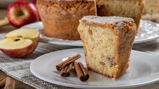 Bolos: Bolo de Maçã com Canela