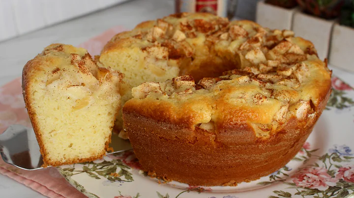 Sobremesas Doces: Bolo de Maçã com Canela 