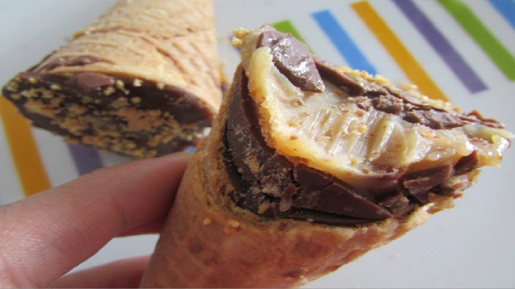 Cone Trufado de Leite Ninho com Nutella 