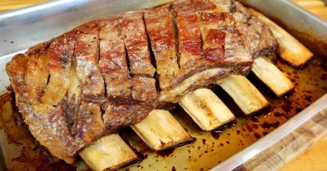 Receitas Rápida e Fácil: Costela Assada no Forno que Desmancha