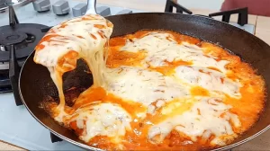 Filé de Frango à Parmegiana na Frigideira