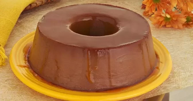 Sobremesas Doces: Flan Cremoso de Chocolate