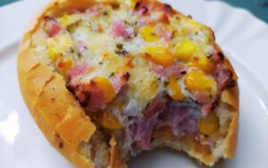 Lanche Rápido na Air Fryer, Sanduíche de Pão Francês Recheado