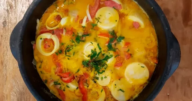 Receitas Rápida e Fácil: Moqueca de Palmito