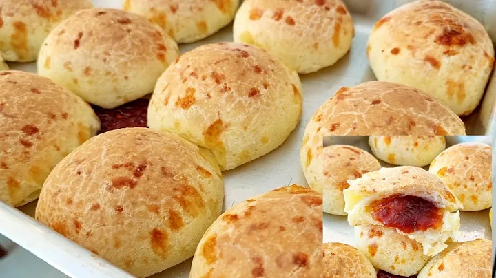 Receitas Rápida e Fácil: Pão de Queijo Recheado com Goiabada 