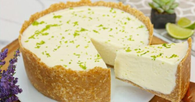 Sobremesas Doces: Torta de Limão Vegana (Sem Lactose, Proteica, Sem Glúten)