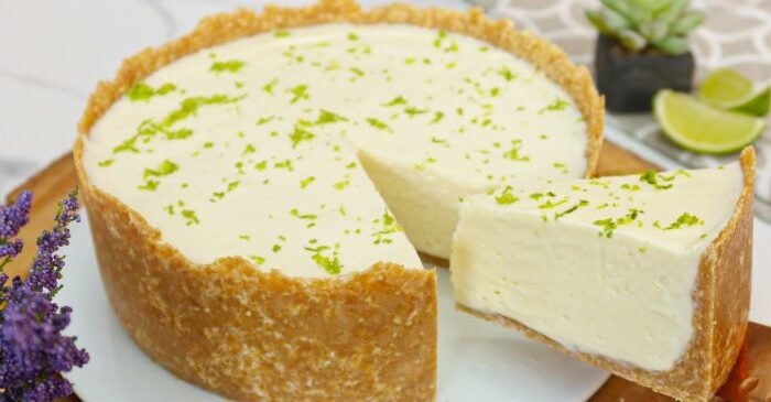 Torta de Limão Vegana (Sem Lactose, Proteica, Sem Glúten) 