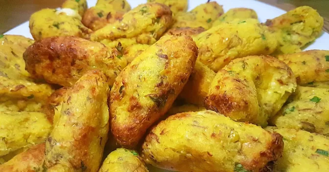 Lanche: Bolinho Frito de Milho Verde na Air Fryer (sem trigo)