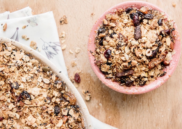 Granola Caseira Natural Crocante com Sementes 