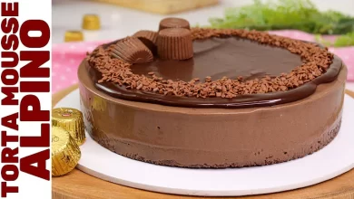 Torta Mousse Alpino Sem Forno, Sem Liquidificador e Sem Gelatina!