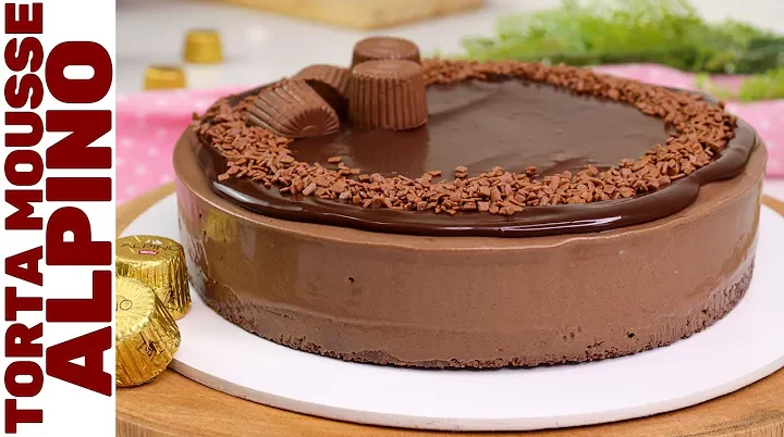 Torta Mousse Alpino: Sem Forno, Sem Liquidificador e Sem Gelatina! 