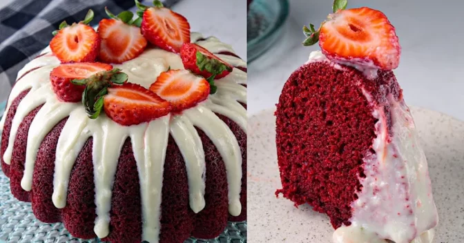 Bolos: Bolo Caseiro Red Velvet | Úmido e Fofinho