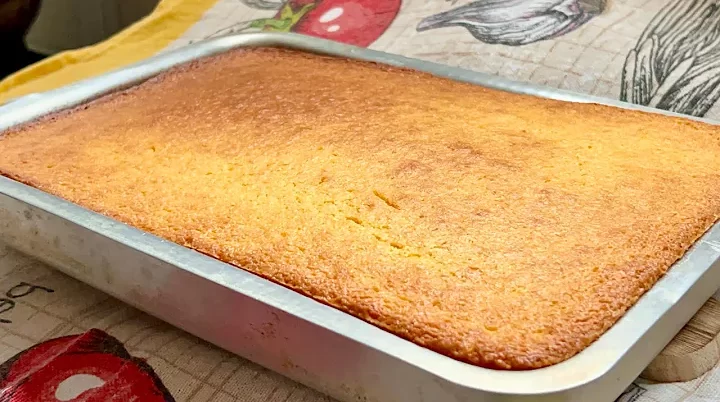 Bolo de Cenoura com Fubá sem Farinha de Trigo 