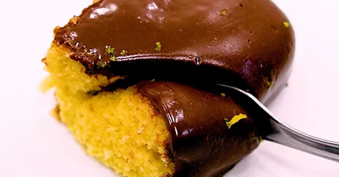 Bolos: Bolo de Laranja com Chocolate