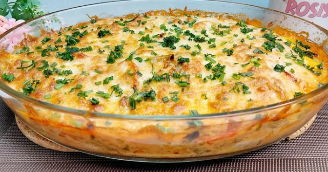 Receitas Rápida e Fácil: Filé de Tilápia Cremoso Gratinado com Batatas