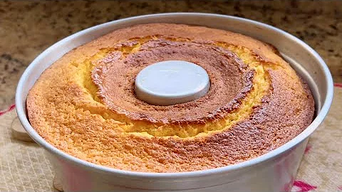 Bolo de Fubá sem Farinha de Trigo Molhadinho e Delicioso