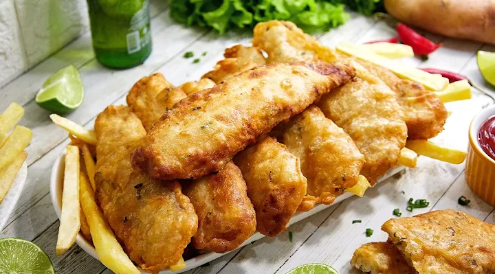 Fish and Chips: Receita de Peixe Empanado com Batatas Fritas 