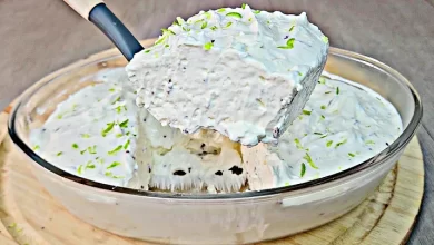 Receita de Sobremesa Rápida com Creme e Limão