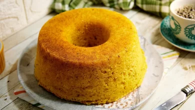 Bolo de Fubá com Creme de Leite Fofinho e que Desmancha na Boca