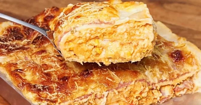 Receitas Rápida e Fácil: Lasanha de Frango Super Cremosa e Deliciosa Perfeita Pra Você