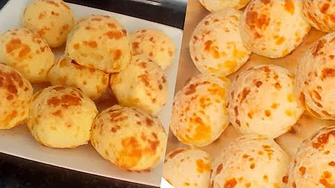 Lanche: Pão de Queijo Mineiro Receita Completa com Vídeo Veja