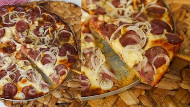 Pizza de Arroz Crocante e Deliciosa Veja a Receita