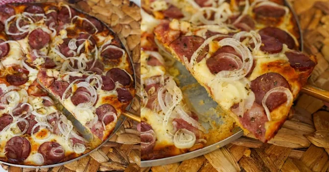 Lanche: Pizza de Arroz Crocante e Deliciosa Veja a Receita