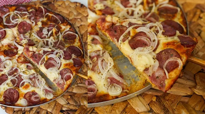 Pizza de Arroz Crocante e Deliciosa Veja a Receita 