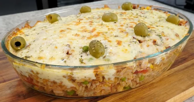 Receitas Rápida e Fácil: Receita de Arroz de Forno Simples e Fácil Você vai Amar