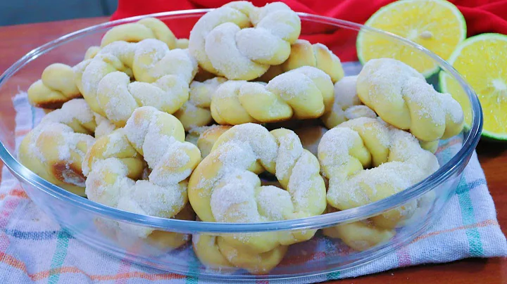 Rosquinhas de Laranja Fofinhas Acompanhamento Perfeito para o Café da Tarde