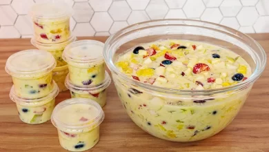 Salada de Frutas com Creme Só Faça