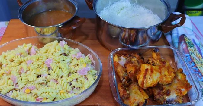 Receitas Rápida e Fácil: Almoço Rápido Completo, Coxa Assada, Macarrão, Arroz e Feijão Veja