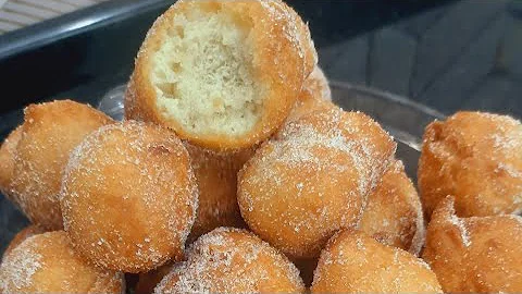 Bolinhos de Chuva Sequinho para Lanche da Tarde ou Café da Manhã Veja 