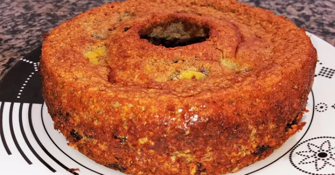 Bolos: Bolo de Banana com Aveia e Uvas-Passas (Sem Farinha, Açúcar, Óleo ou Leite) Veja