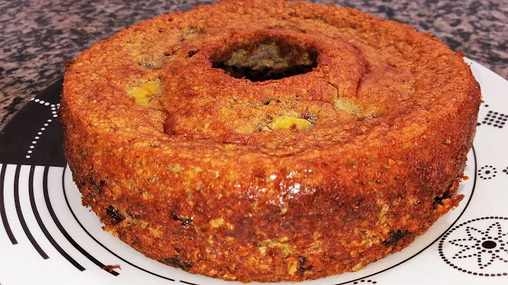 Receitas Rápida e Fácil: Bolo de Banana com Aveia e Uvas-Passas (Sem Farinha, Açúcar, Óleo ou Leite) Veja 