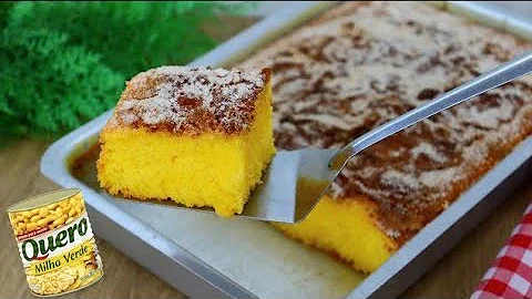 Sobremesas Doces: Bolo de Milho de Latinha Fofinho com Casquinha Crocante Veja 