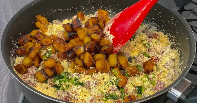 Receitas Rápida e Fácil: Farofa de Banana-da-Terra, Receita Fácil e Saborosa para o seu Almoço