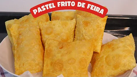 Bolos: Massa de Pastel de Feira, Como Fazer o Tradicional Pastel de Vento 