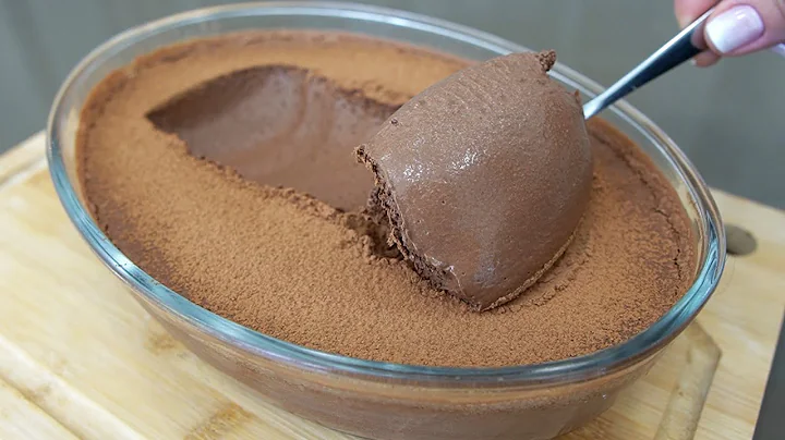 Sobremesas Doces: Mousse de Chocolate Cremosa em 5 Minutos se Surpreenda com essa Delícia 