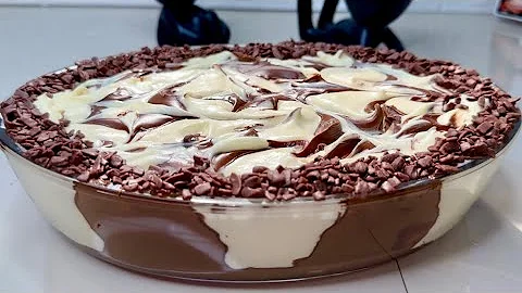 Sobremesas Doces: Mousse de Leite Ninho Trufado na Travessa Muito Fácil de Fazer Veja 