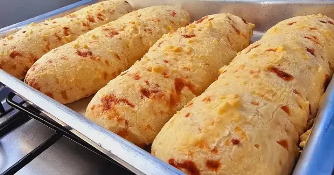 Lanche: Biscoitão de Polvilho Assado, Receita Fácil e Deliciosa