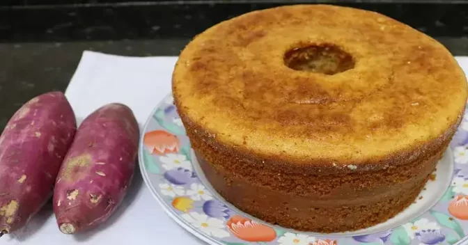 Bolos: Bolo de Batata Doce Crua, Fofinho e Simples de Fazer